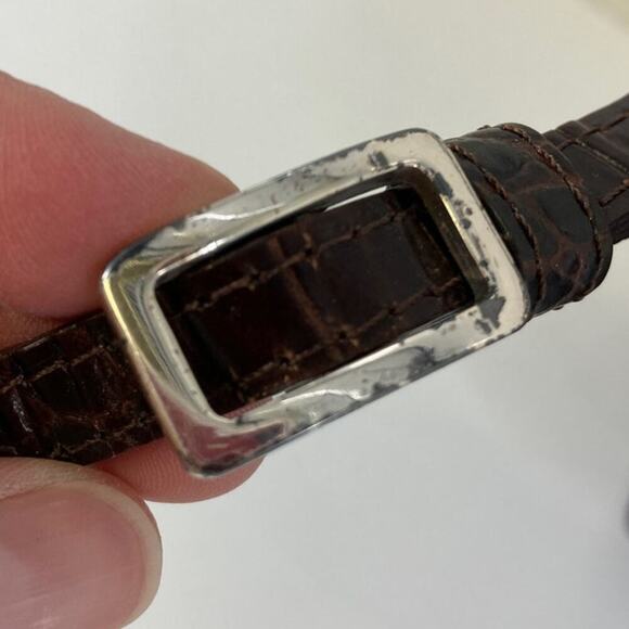 BRIGHTON SMALL BROWN ANIMAL PRINT CROSSBODY BAG WITH POCKETS - Picture 11 of 16